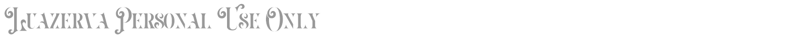 Luazerva font preview